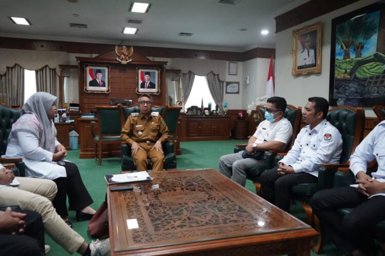 Audiensi KPU ke Pemkab Kutim, Dialog Penyelenggaraan Pemilu dan NPHD
