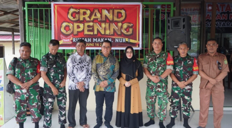 Peresmian Warung Makan Nur, Wabup Mahyunadi: Simbol Kemajuan Teluk Sangkima