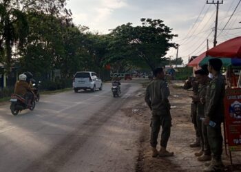 Satpol PP Kutim Tertibkan PKL, Ruang Publik Ditata tanpa Mematikan Nafkah