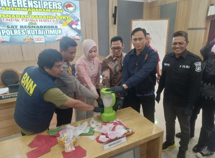 Polres Kutim Ungkap Modus ‘Sistem Jejak’ dalam Peredaran Sabu