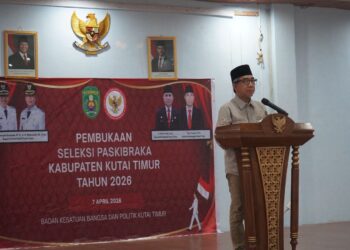 134 Pelajar Lolos Tahap Awal, Seleksi Paskibraka Kutim 2026 Masuki Uji Fisik