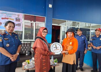 Ratusan Siswa Kutim Belajar Mitigasi Kebakaran di Kantor Damkarmat