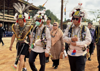 Lomba Perahu Tradisional di Sungai Bahau, Festival UFAH Angkat Warisan Warga