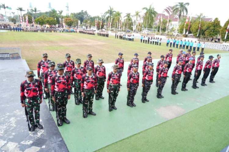 Gladi Bersih Upacara HUT ke-81 RI di Kutim Digelar H-2