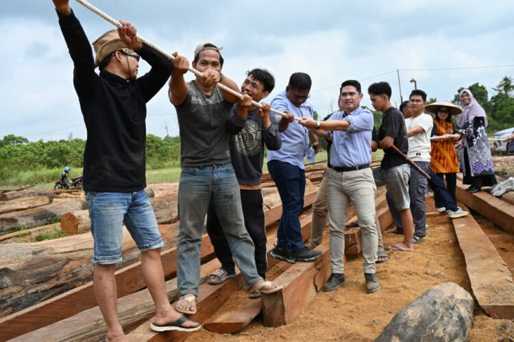 Didukung KPC, Lamin Adat Rindang Benua Mulai Dibangun